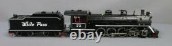 LGB 21832 Limited Edition G Scale BRASS White Pass Mikado 73 With Wooden Case EX