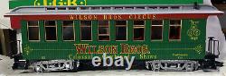 LGB G Scale #3180 DG Wilson Bros. Circus Train Passenger Car LTD EDITION