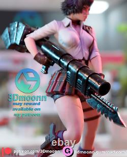 Lady Devil May Cry 3d printed model 3D figure 1/6 1/10 scale
