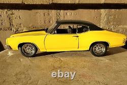 Lane Exact Detail 1970 Chevy Chevelle Cheap Street 118 Scale Diecast Car Yellow