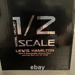 Lewis Hamilton 12 Scale Helmet Singapore 2012 McLaren Mercedes Very Rare Ltd250