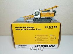 Liebherr HS 855 HD Crawler Crane/Dragline NZG 150 Scale Diecast Model #728 New