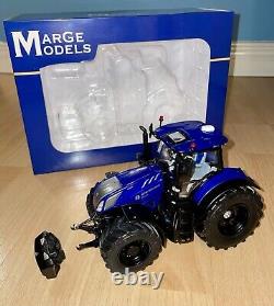 Limited Edition Marge Models 132 Scale New Holland T7.340 Blue Power Tractor