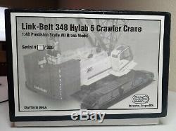 Link-Belt 348H Hylab 5 Crawler Crane by CCM Brass 148 Scale Model 2008 New