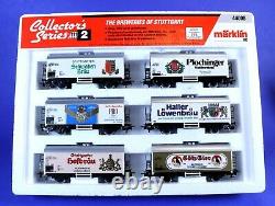 Lot of 6 Marklin HO Scale Collector's Series Breweries of Stuttgart Cars 4400B