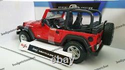 MAISTO 118 Scale Special Edition Jeep Wrangler Rubicon Red- Diecast Model