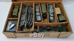 MARX Vintage Military Combat Electric Train Set O Scale 24965 Walgreens in Box