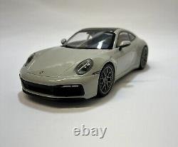 MINICHAMPS 118 Scale Porsche 911 Carrera 4S Kreide Grey Boxed Limited Edition