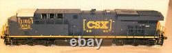 MTH 80-2313-1 HO scale CSX #3018 ES44AC with PS3, DCC, DSC, Runs Well, C8