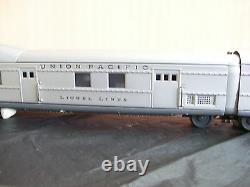 MTH Lionel Corp. All Metal Union Pacific O Scale StreamLiner Passenger Set Rare