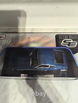 Maisto 118 Scale Diecast 31170 1971 Datsun 240Z Metalic Blue Limited Edition