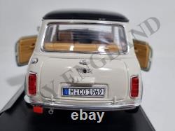 Maisto Mini Cooper 1969 White Diecast Model Car 118 Scale Special Edition