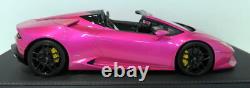 Make UP 1/18 Scale Resin 006SC2 Lamborghini Huracan LP610-4 Spyder Flash Pink