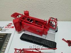 Manitowoc 555 Lattice Boom Crawler Crane Red TWH 150 Scale Model #015 For Parts