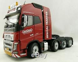 Marge Models 1915-02-01 Volvo FH16 8x4 Red Truck Prime Mover Nooteboom Scale
