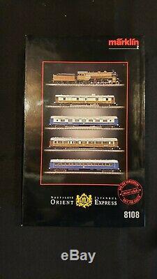 Marklin 8108 Z-SCALE Orient Express Train set, Made in Germany