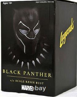 Marvel Movie black Panther Legends IN 3D 1/2 Scale Limited Edition Bust statue