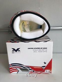 Max Verstappen 2022 World Champion US GP Winner 1/2 Scale Helmet Limited Edition