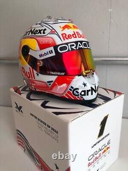 Max Verstappen 2022 World Champion US GP Winner 1/2 Scale Helmet Limited Edition