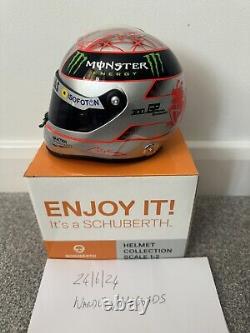 Micheal Schumacher 1/2 Scale Helmet Celebrating His 300th GP, Limited Edition