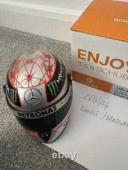 Micheal Schumacher 1/2 Scale Helmet Celebrating His 300th GP, Limited Edition