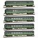 Micro-Trains MTL N-Scale Northern Pacific/NP Heavyweight Passenger Car 5-Pack
