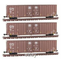 Micro-Trains N Scale 993 01 870 Canadian National 60' Box Cars 3 Pack