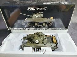 Minichamps M4A3 WWII Sherman Tank 135 Scale Diecast D-Day War Model