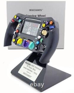 Minichamps Mercedes-AMG W05 2014 Lewis Hamilton Steering Wheel Replica 1/2 Scale