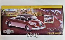 Model Icons 1/18 scale Jaguar MK2 Inspector Morse Burgundy. 701001