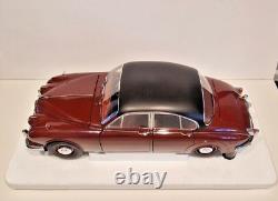 Model Icons 1/18 scale Jaguar MK2 Inspector Morse Burgundy. 701001