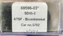 N Scale Intermountain DCC Equipped Santa Fe Bicentennial Sd45-2 Atsf #5702