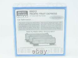 N Scale Micro Trains MTL 59012 SP UP PFE Pacific Fruit Express 40' Reefer 3-Pack