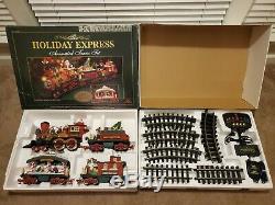 New Bright Holiday Express Animated Train Set No. 384 G Scale Christmas Railroad