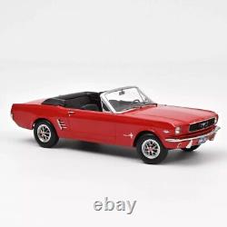 Norev 1/18 Scale MUSTANG COVERTIBLE 1966 RED 182810