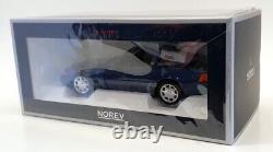 Norev 1/18 Scale Model Car 183717 1989 Mercedes Benz 500 SL Met Blue