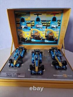 Norev Renault F1 Season 2004 3 Car Box Set 1/43 Scale Limited Edition