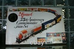 O Scale 6-1585 Lionel 75th Anniversary Commemorative Train Set Un-Opened Set