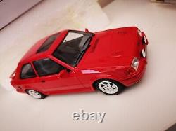 Otto Models 1/18 Scale Ford Escort RS Turbo MK4 Red Resin Model Car #123/3000