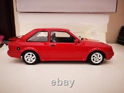 Otto Models 1/18 Scale Ford Escort RS Turbo MK4 Red Resin Model Car #98/3000
