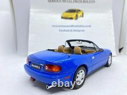 Otto Ot934 1990 Mazda Mx5 Mariner Blue Limited Edition 118 Scale