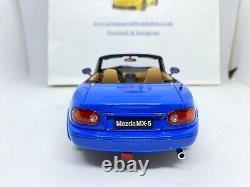 Otto Ot934 1990 Mazda Mx5 Mariner Blue Limited Edition 118 Scale