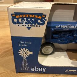 Pepsi Cola Farm Tractor Diecast Scale Models Limited Edition Blue Ford 1/148