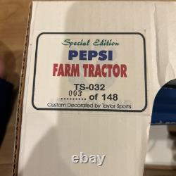 Pepsi Cola Farm Tractor Diecast Scale Models Limited Edition Blue Ford 1/148