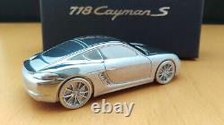 Porsche 718 Cayman S Chrome model scale 143 Paperweight