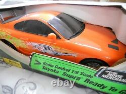 RARE The Fast and The Furious Toyota Supra 16 Scale Official Merchandise RC16FF