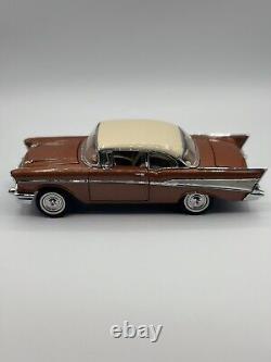 Rare Franklin Mint 1/24 Scale 1957 Chevrolet Bel-air Brown Limited Edition