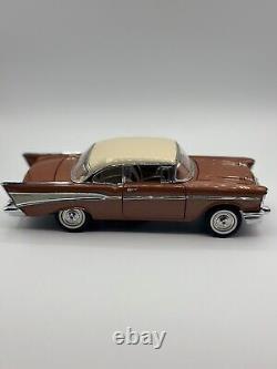 Rare Franklin Mint 1/24 Scale 1957 Chevrolet Bel-air Brown Limited Edition