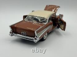 Rare Franklin Mint 1/24 Scale 1957 Chevrolet Bel-air Brown Limited Edition