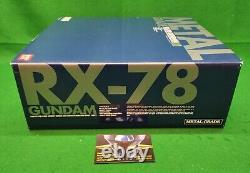 Rare Limited Edition #00755 Metal Grade RX-78 Gundam Scale 1/100 Bandai New MIB